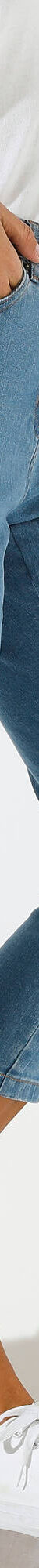 Pantacourt coupe fuselée, denim (bleached) Pantacourt coupe fuselée, denim (bleached)
